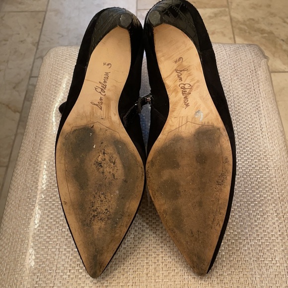 SAM EDELMAN SUEDE ANKLE BOOTS SIZE 6.5 - Picture 6 of 9